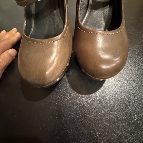 Coach brown Colene Mary Jane Heels with stud detail size 8 main image 7